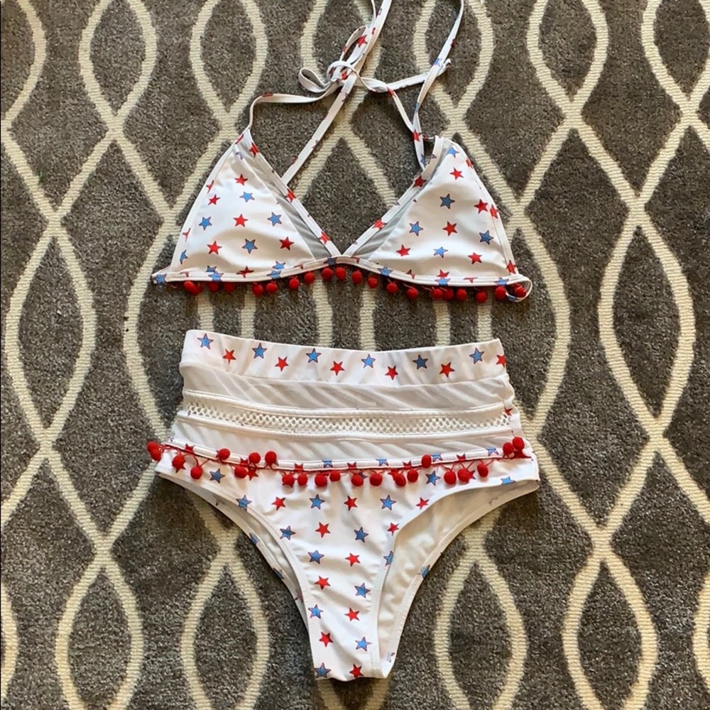 Star High Waist Bikini